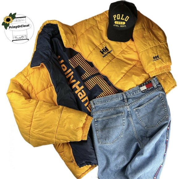 Puffer Jacket Yellow Coat Size Mens 4xl 